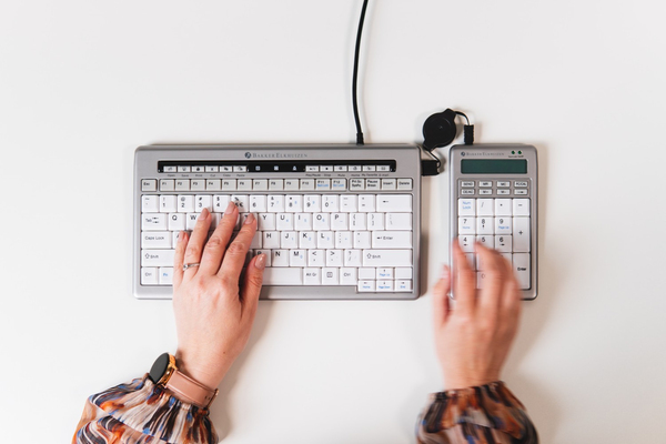 BakkerElkhuizen S-board 840 - numpad, Grey