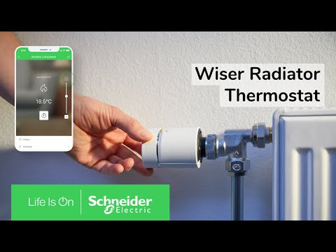 Wiser by Schneider Electric -  Wiser iTRV radiator thermostat for water circulation radiators