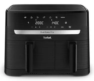 Tefal Dual Easy Fry Essential XXL FY901N, 8.3L, air fryer, Black