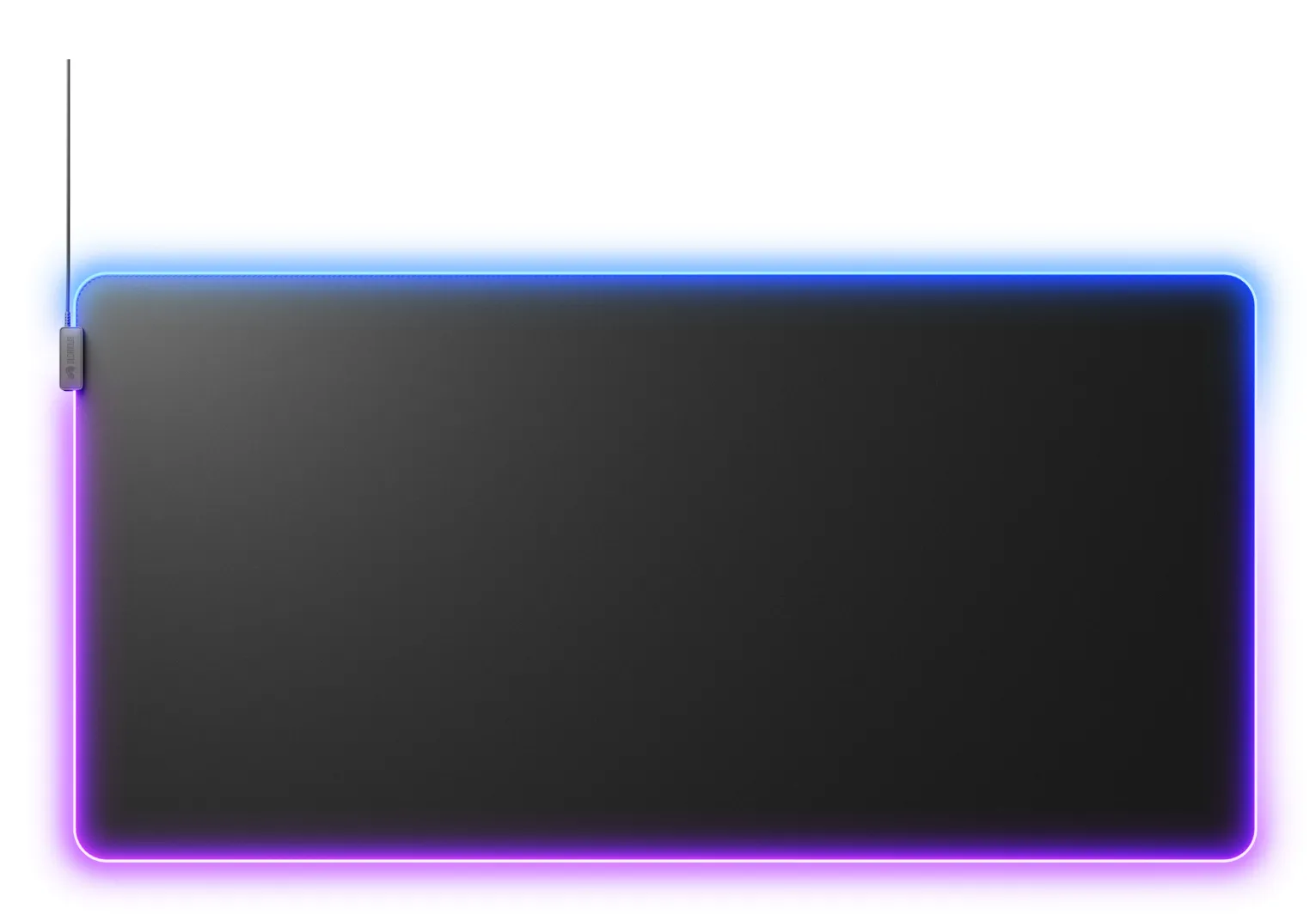 Glorious Pad 2 GLED 3XL - gaming mousepad, Black, 122x61cm