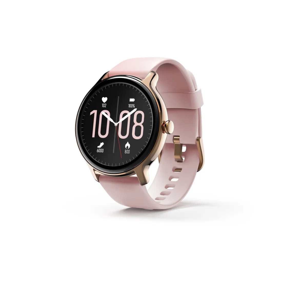 Hama Fit Watch 4910 45mm LCD Smartwatch, Rose Gold