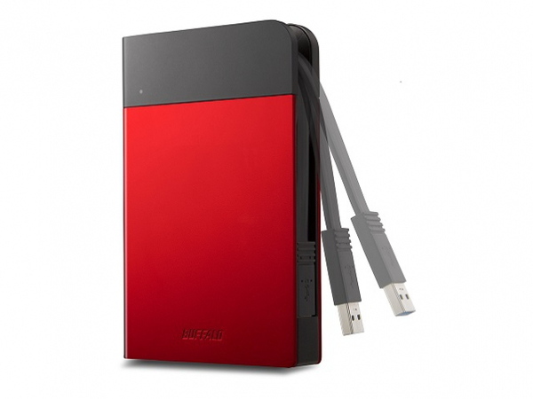 Buffalo MiniStation Extreme 1TB - External HDD, Black/Red