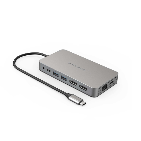Hyper - HyperDrive Dual HDMI 10-in-1 dock for M1 Chipset  (SiliconMotion)