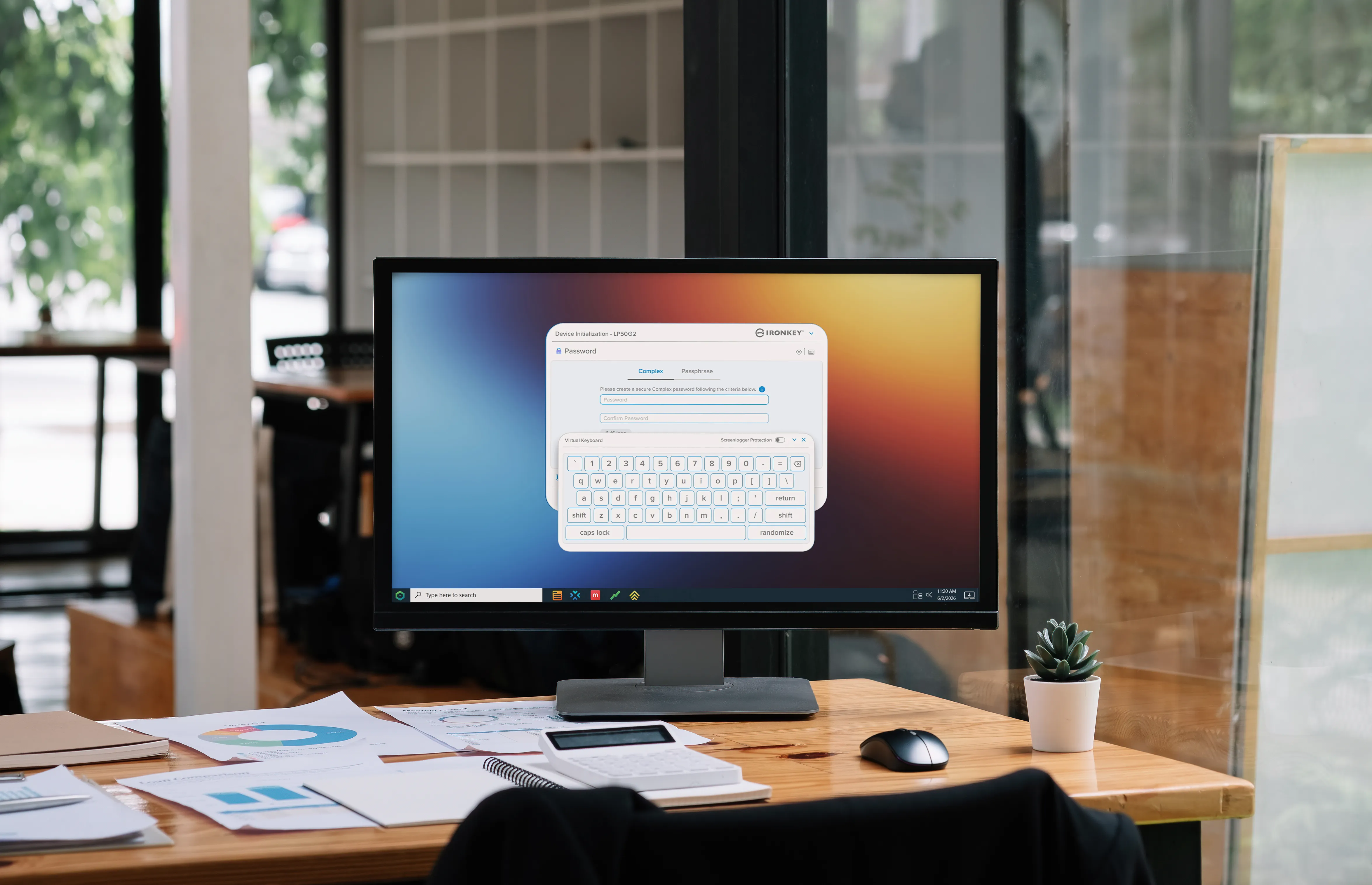 Kingston IronKey Locker+ 50 G2 USB 3.2 Gen 1 128GB memory stick, Black