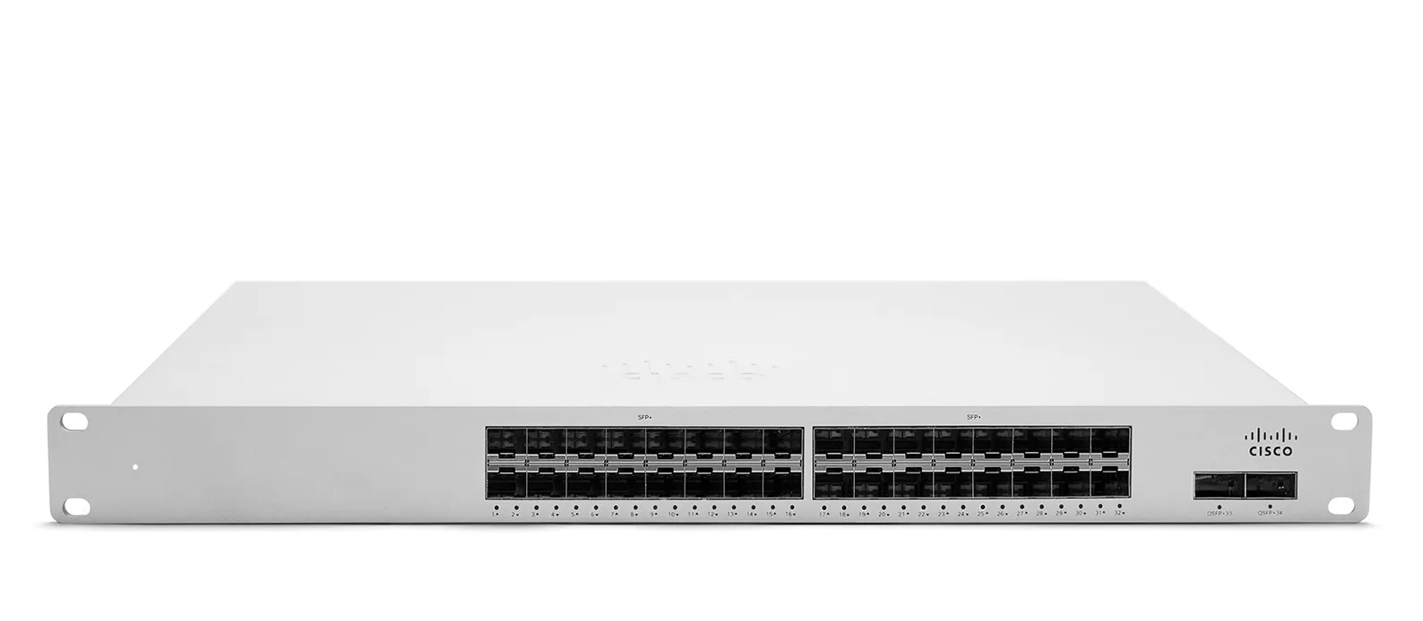 Cisco Meraki Cloud Managed Ethernet Aggregation Switch MS425-32 - Kytkin - Hallinnoitu - 24 x 10 Gigabit SFP+ + 2 x 40 Gigabit QSFP+ (maa-satelliittiyhteys) - r