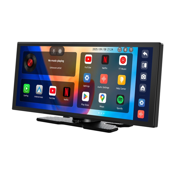 OTTOCAST OTTOAIBOX N95C 11.4" HD Touchscreen Car Monitor with Rear-View Camera, Black