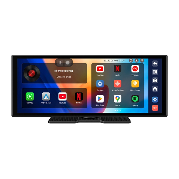 OTTOCAST OTTOAIBOX N95C 11.4" HD Touchscreen Car Monitor with Rear-View Camera, Black