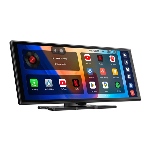 OTTOCAST OTTOAIBOX N95C 11.4" HD Touchscreen Car Monitor with Rear-View Camera, Black