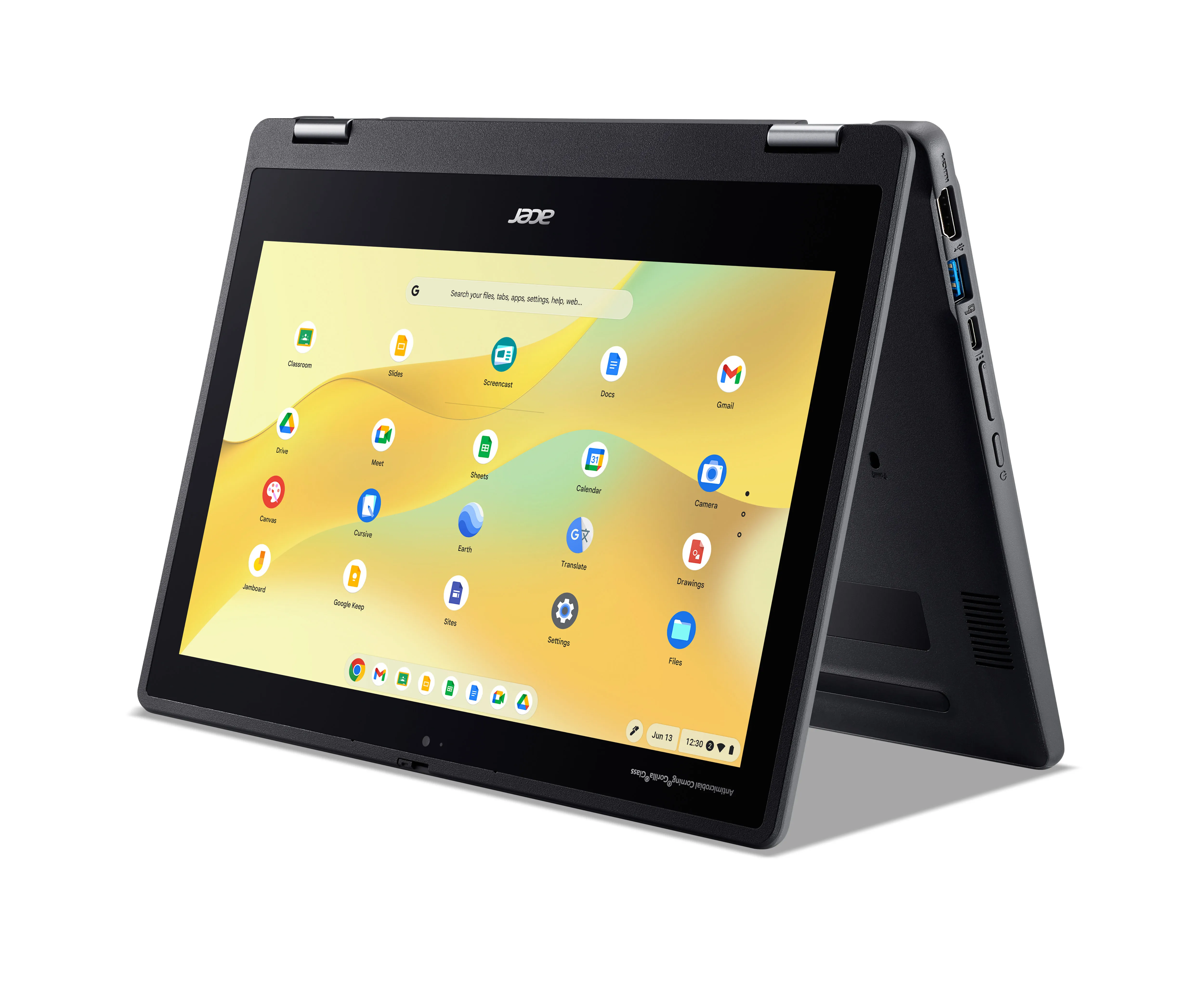 Acer Chromebook Spin 511 11.6" N150, 8 Gt, 64 Gt, Chrome OS -kannettava, musta