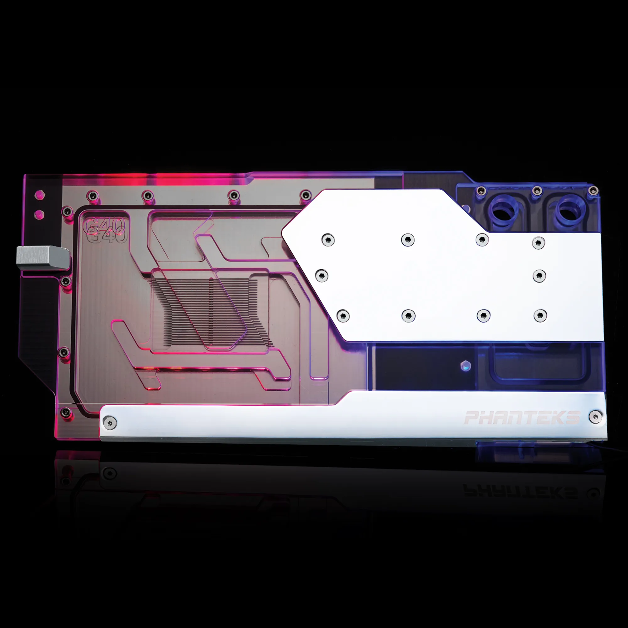 Phanteks RTX 4090/4080 GPU Full Water Block Asus, DRGB, Matte White