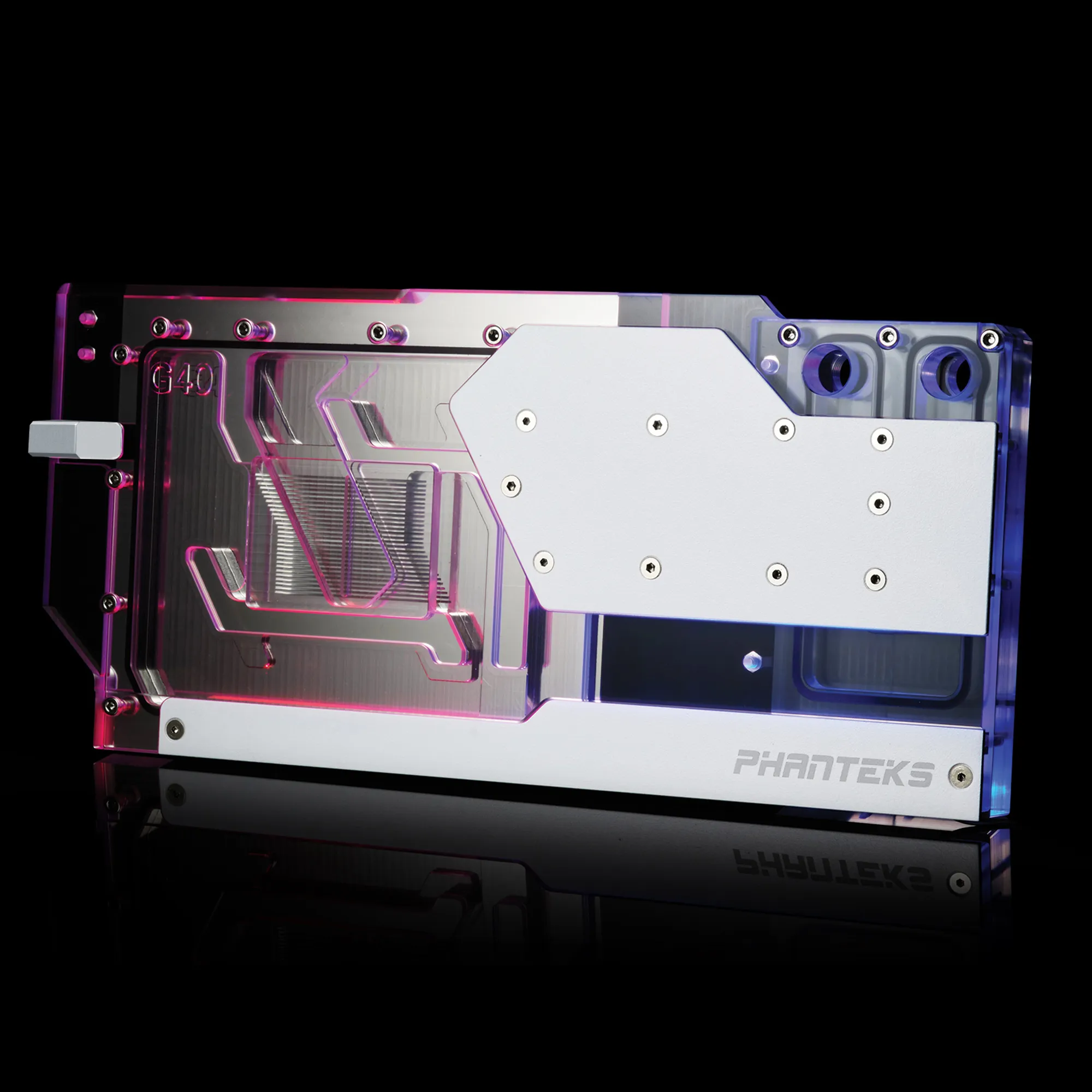 Phanteks RTX 4090/4080 GPU Full Water Block Asus, DRGB, Matte White
