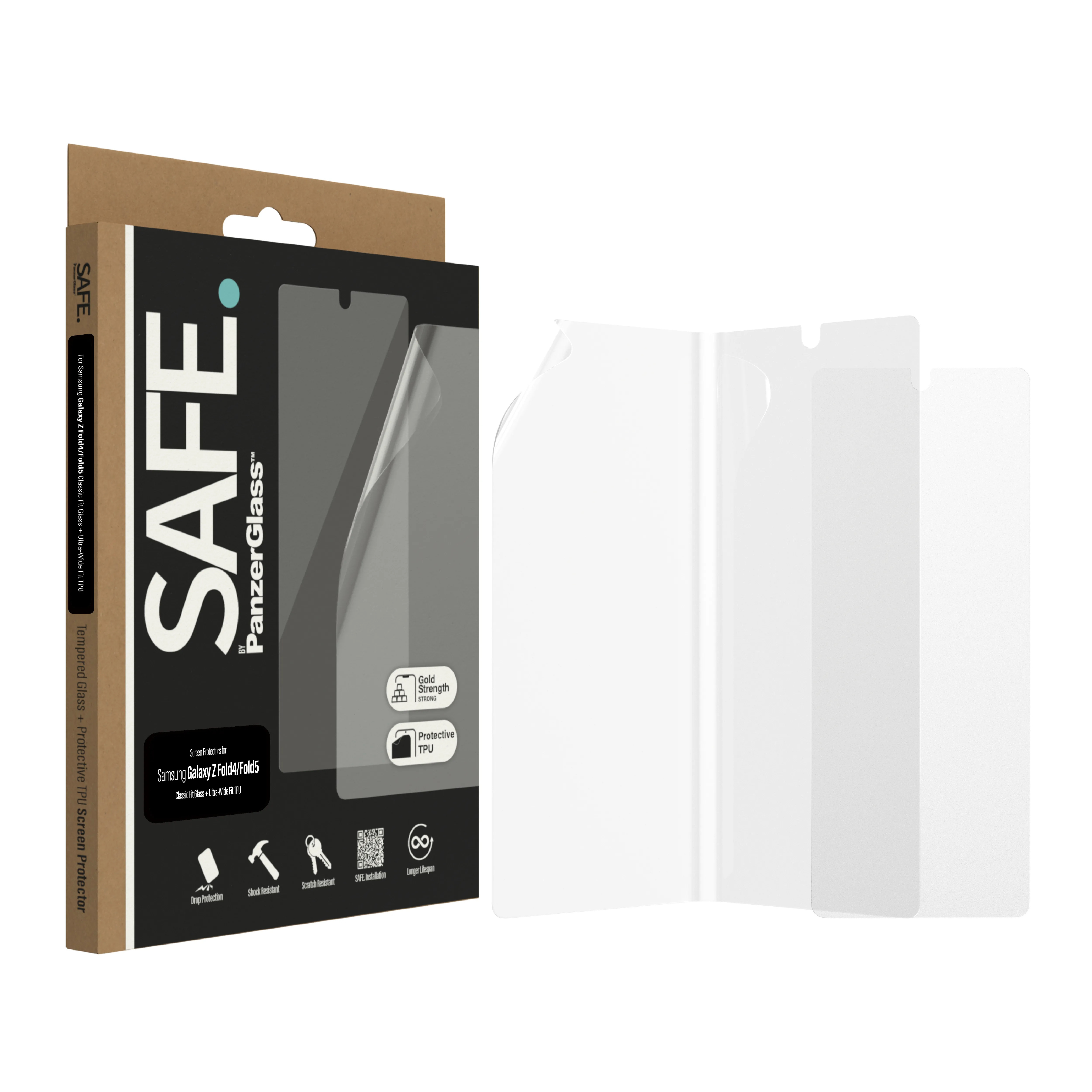 PanzerGlass SAFE Case Friendly, Galaxy Z Fold4 - Screen Glass