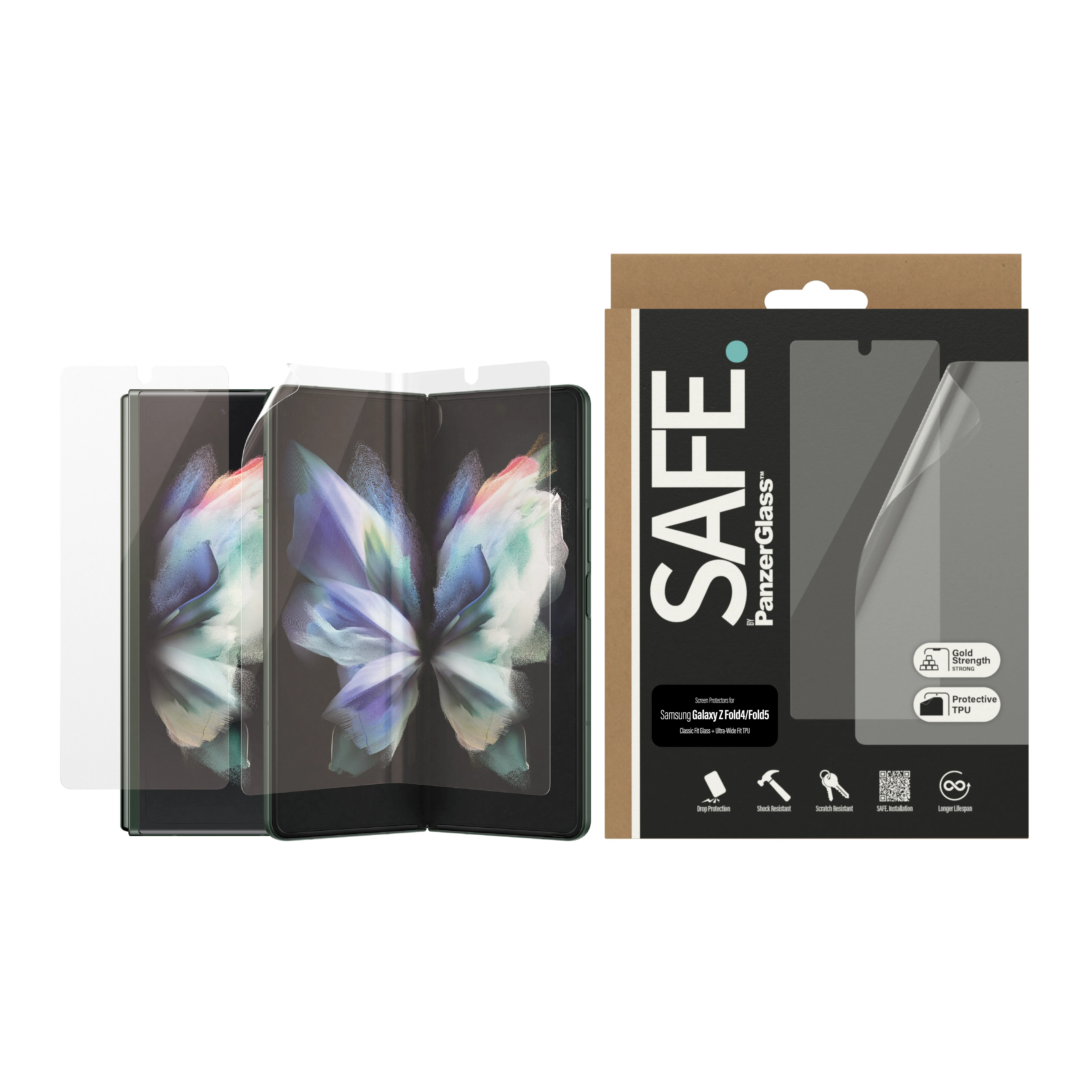 PanzerGlass SAFE Case Friendly, Galaxy Z Fold4 - Screen Glass