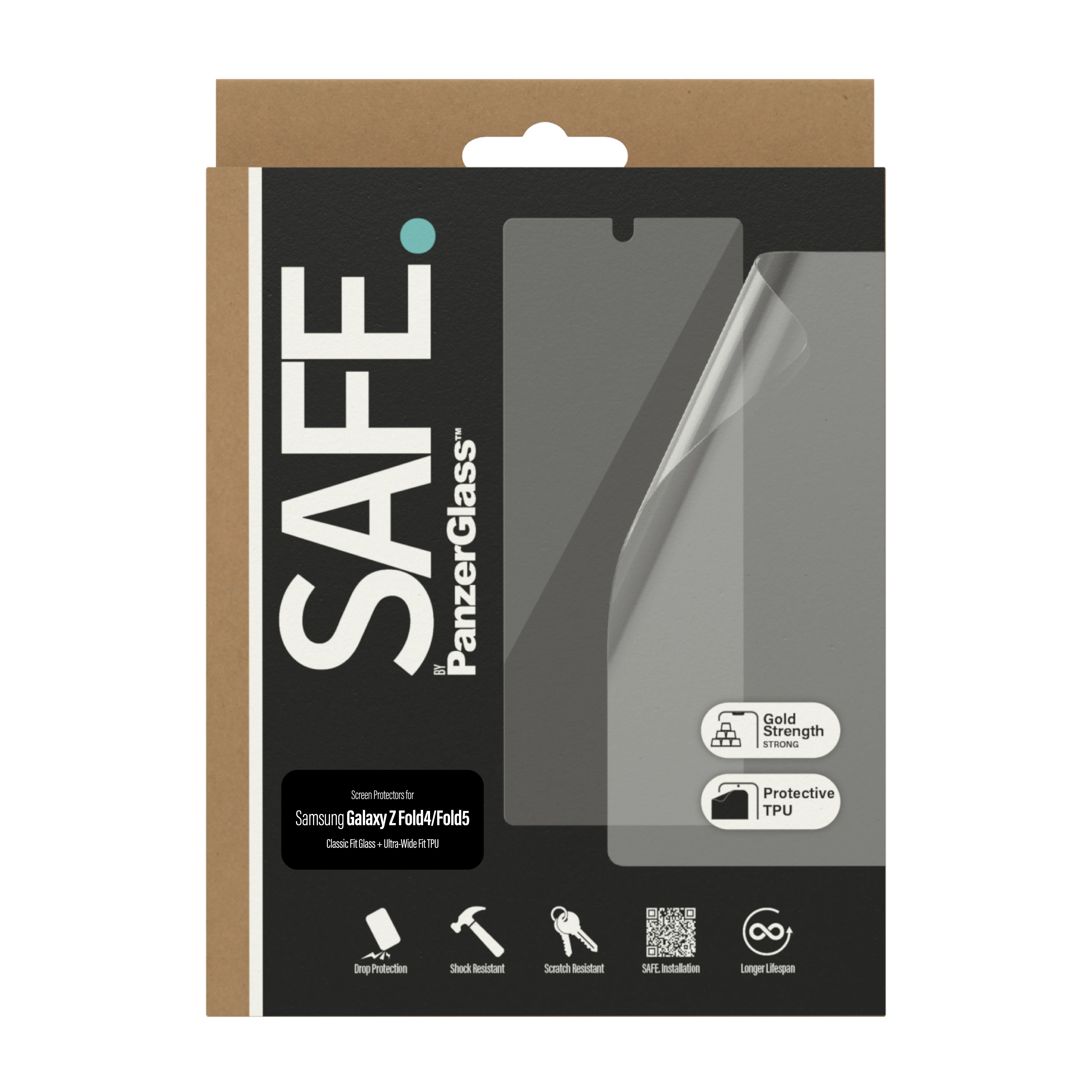 PanzerGlass SAFE Case Friendly, Galaxy Z Fold4 - Screen Glass