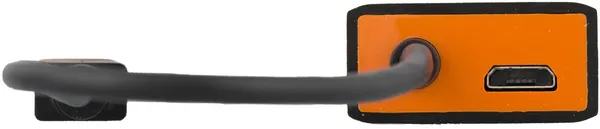 DELTACO Slimport - VGA-sovitin, USB Micro B ur - VGA na, musta