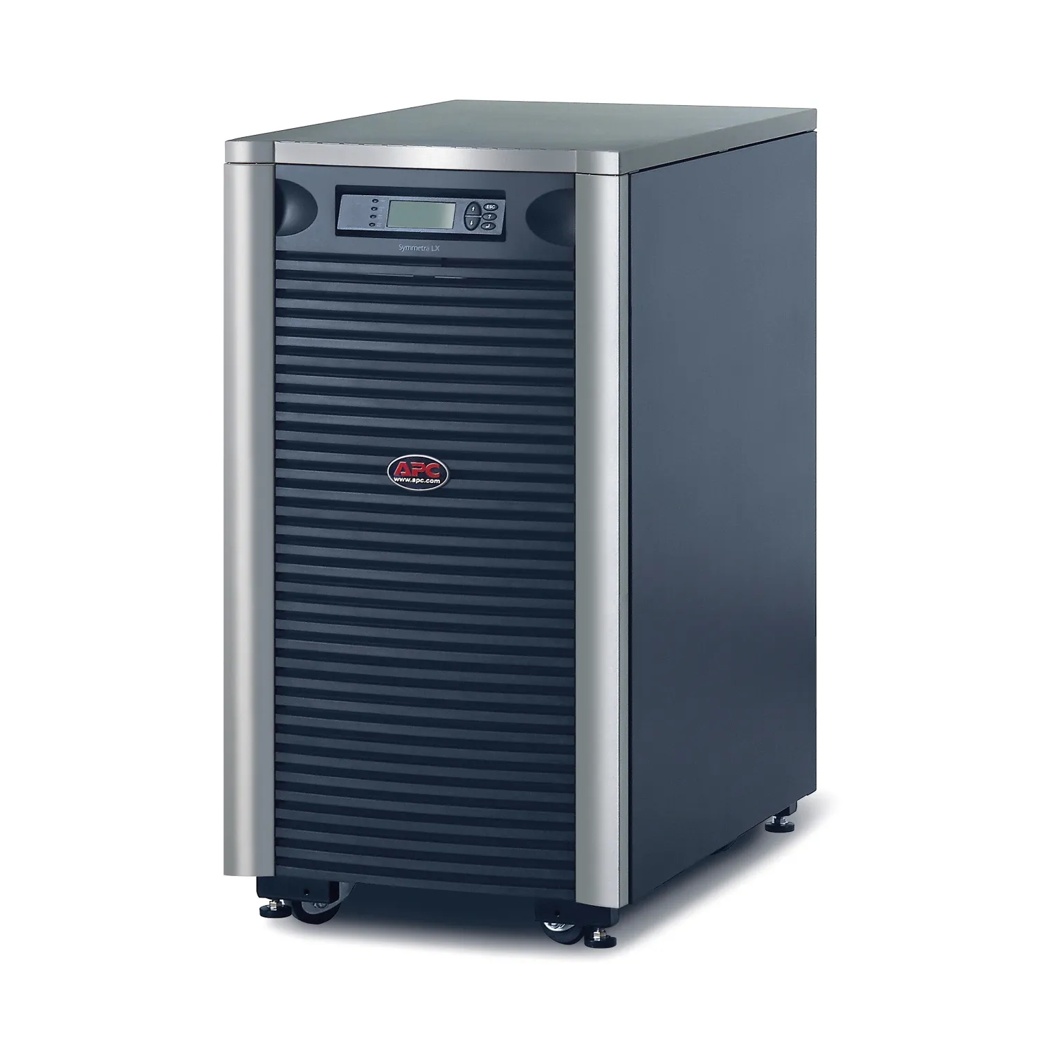 APC Symmetra LX 8kVA Scalable to 16kVA N+1 - Virtal&auml;hde - vaihtovirta 220/230/240/380/400/415 V - 8000 VA - Ethernet 10/100 - l&auml;ht&ouml;liittimet: 1 - 19U - musta, h