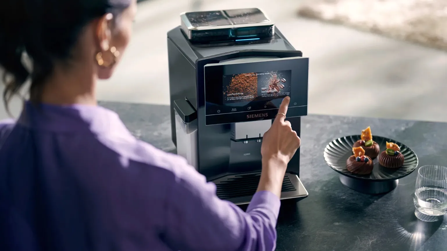 Siemens TQ907R05 EQ.900 - espresso machine, Black