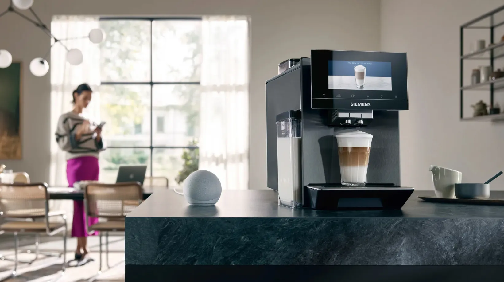 Siemens TQ907R05 EQ.900 - espresso machine, Black
