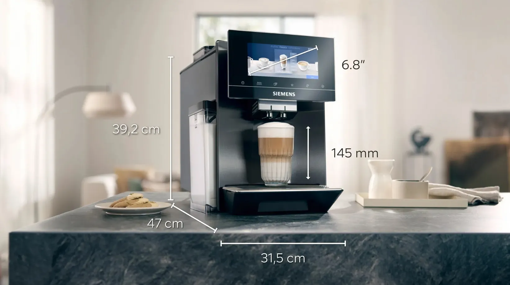 Siemens TQ907R05 EQ.900 - espresso machine, Black