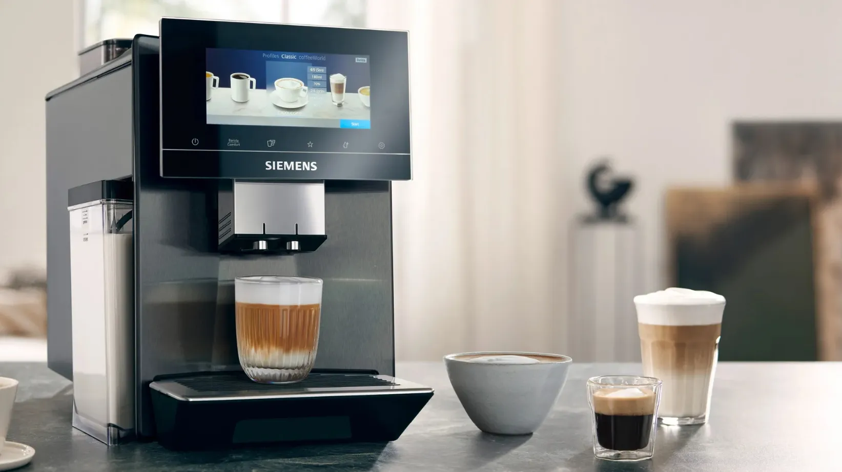 Siemens TQ907R05 EQ.900 - espresso machine, Black