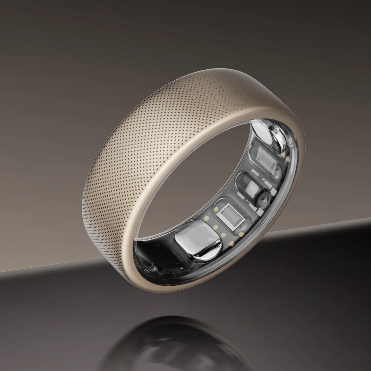 (Fyndhörnan) Amazfit Helio Ring - smart ring, Guld, storlek 12