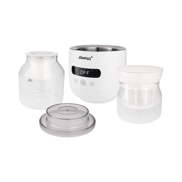 Steba JM 4 Ferment Yogurt Maker, 2 liters, 20 watts, White