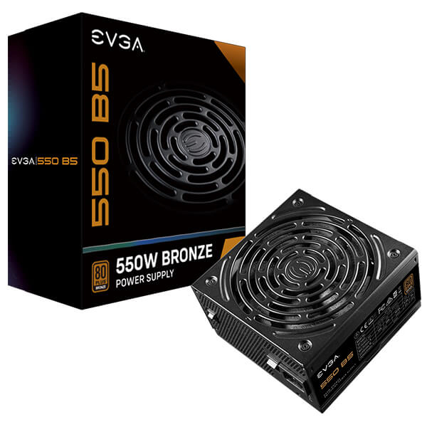 EVGA B5 550W - Power supply, 80 Plus Bronze