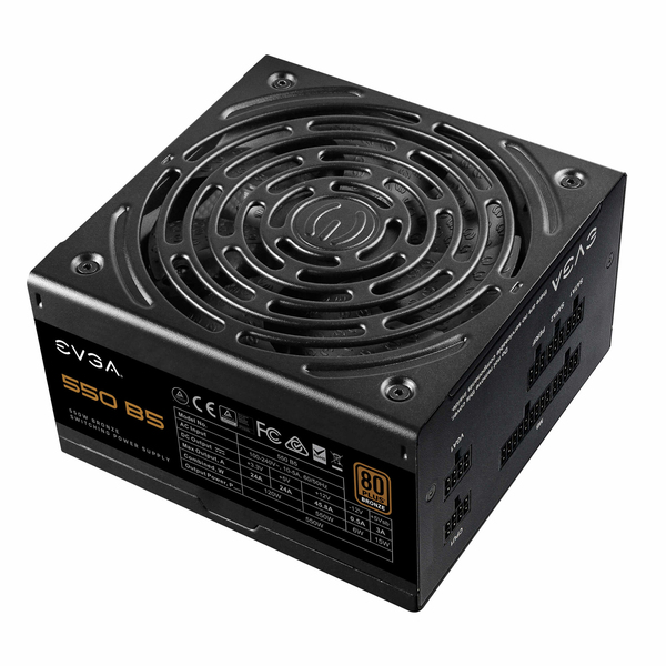EVGA B5 550W - Power supply, 80 Plus Bronze