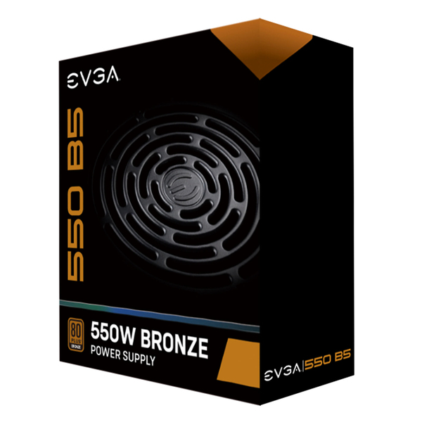 EVGA B5 550W - Power supply, 80 Plus Bronze
