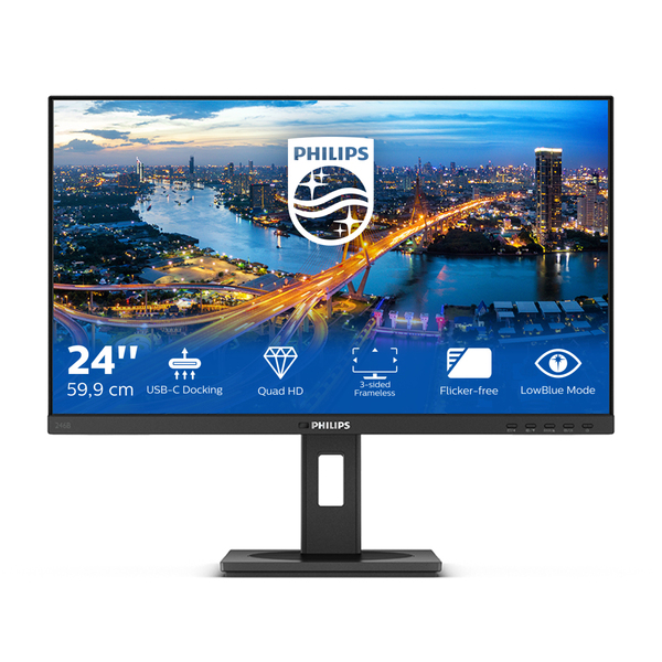 Philips 24&quot; 246B1, QHD, USB-C, IPS - monitor