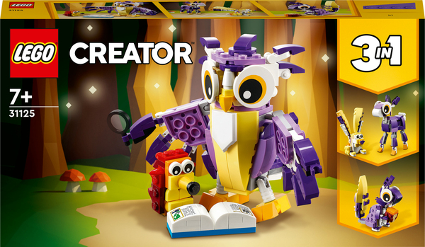 Lego Creator 3in1 -Mielikuvitusmets&auml;n olennot 31125