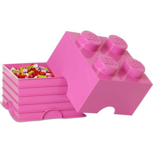 Room Copenhagen LEGO Storage Brick 4 pink - RC40031739