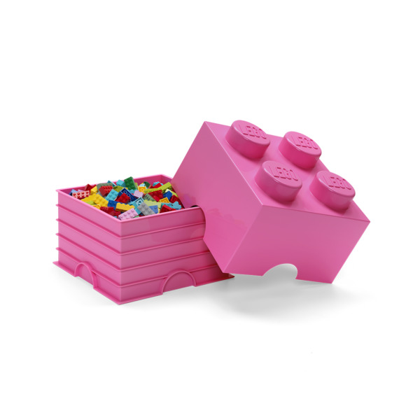 Room Copenhagen LEGO Storage Brick 4 pink - RC40031739