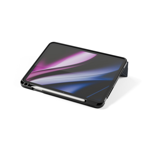 Epico SolidWoven Flip Case | iPad Pro 12,9" (3.-6. gen)/Air 13" (M2-M4) | Black | Integrated Stand  &amp;  Apple Pencil Storage