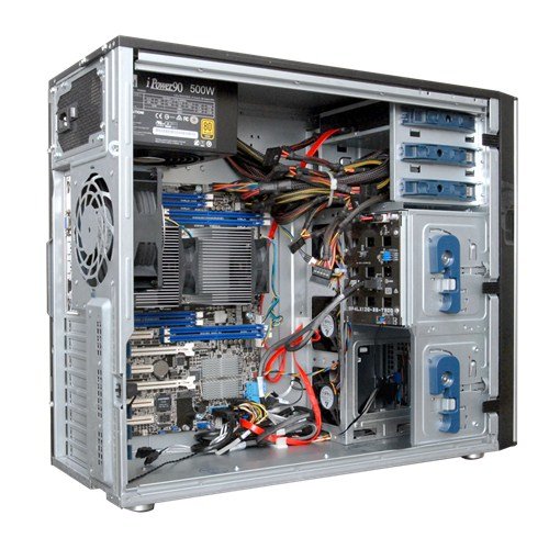 ASUS TS500-E8-PS4 V2 Server Barebone Dual Haswell-EP 5U Value Segment for SMB &amp; General Purpose ASMB8-IKVM