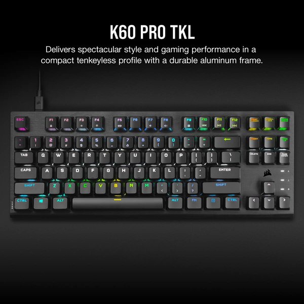 Corsair K60 PRO TKL RGB Corsair OPX - gaming keyboard