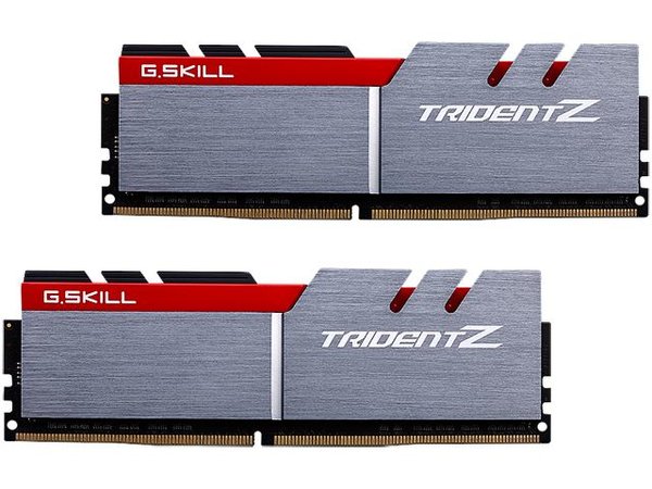 G.Skill Trident Z 16GB (2 x 8GB) DDR4 4133 MHz, CL14 - memory, Grey/Red