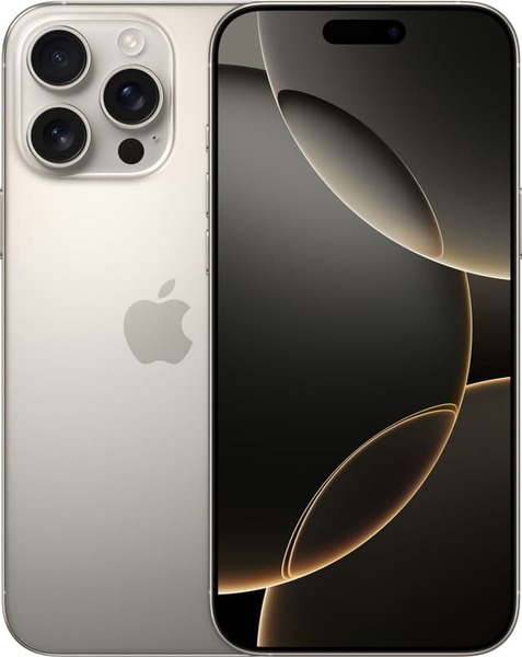 Refurbished iPhone 16 Pro Max 512GB, Natural Titanium (Very good condition)