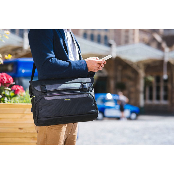 Targus CityGear 15-17.3&quot; Laptop Messenger - Kannettavan tietokoneen kantolaukku - 17.3&quot; - musta