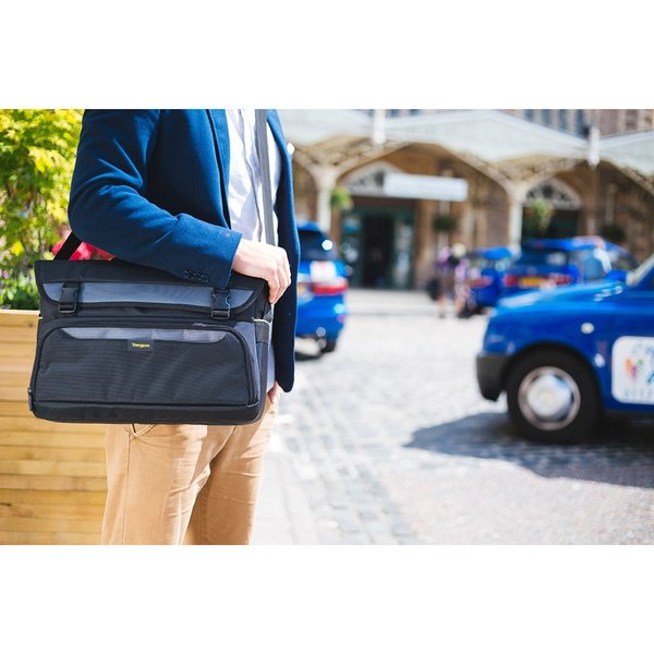 Targus CityGear 15-17.3&quot; Laptop Messenger - Kannettavan tietokoneen kantolaukku - 17.3&quot; - musta