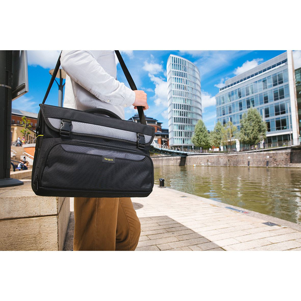 Targus CityGear 15-17.3&quot; Laptop Messenger - Kannettavan tietokoneen kantolaukku - 17.3&quot; - musta