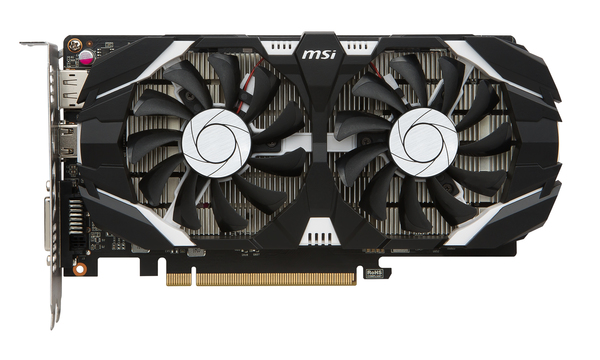MSI GeForce GTX 1050 OC 2 GB - Grafikkort