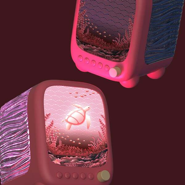 MOB WAVY LIGHT 2.0 Bluetooth Portable speaker, Coral