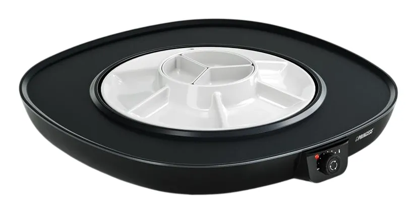 Princess Table Chef Pirouette Table Grill 1100 W 450 x 450 mm 6 Persons