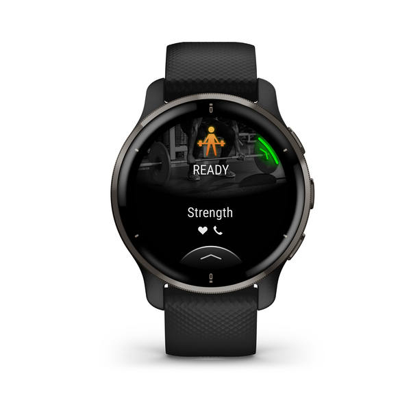 Garmin Venu 2 Plus GPS - smartklocka, Black/Slate