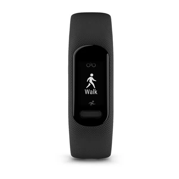Garmin vivosmart 5 19.5mm OLED aktivitetsarmband, svart