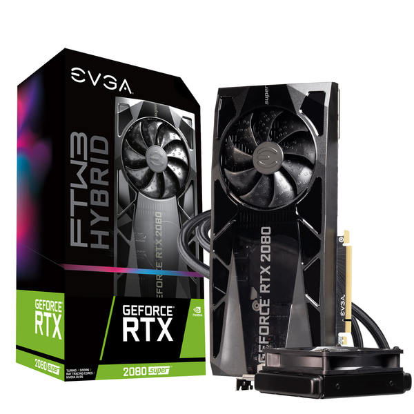 EVGA GeForce RTX 2080 SUPER FTW3 Hybrid Gaming 8 Gt -n&auml;yt&ouml;nohjain