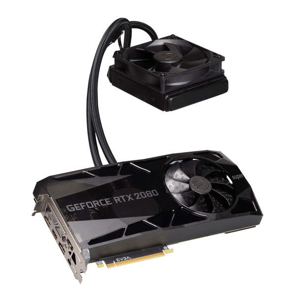 EVGA GeForce RTX 2080 SUPER FTW3 Hybrid Gaming 8 Gt -n&auml;yt&ouml;nohjain