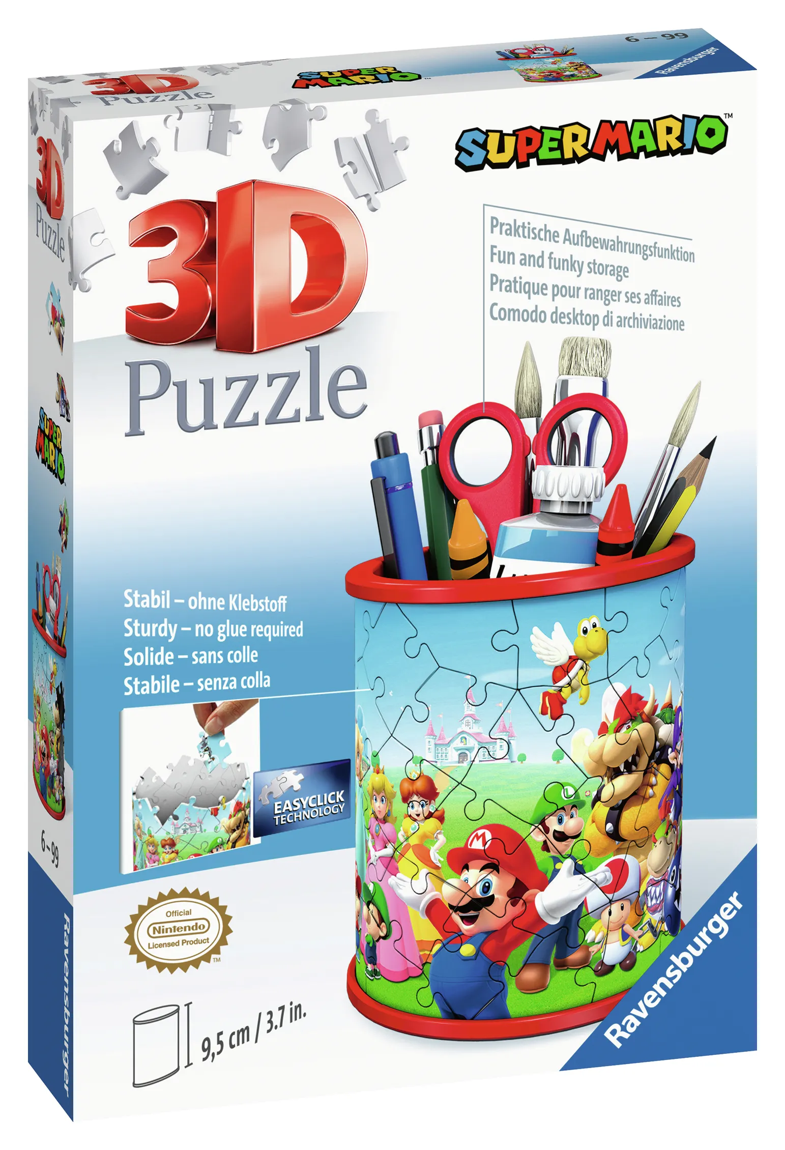 Ravensburger Super Mario - 3D puzzle, pencil holder, 54pcs.