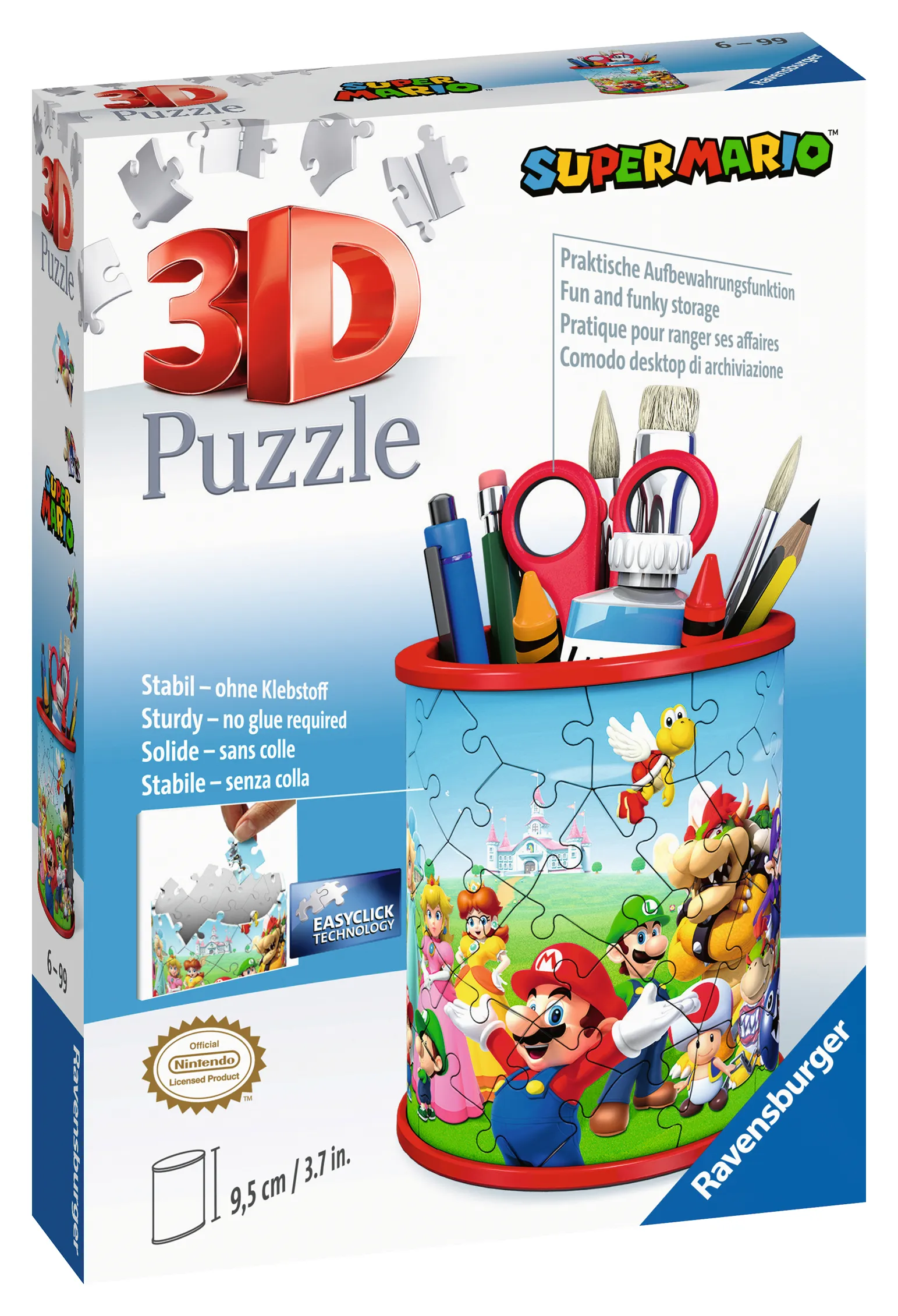 Ravensburger Super Mario - 3D puzzle, pencil holder, 54pcs.